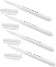BRIGHTFUFU 4pcs Edible Coloring Pens for Baking Cake Cookies Fondant Dessert Decor Fine Tips Portable Easy to Use