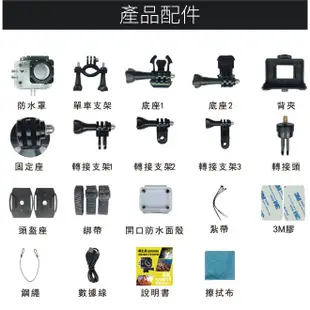 領先者 GS8000 4K wifi 防水型運動攝影機DV 台灣現貨