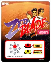 Zed Blade Neo Geo Arcade Marquee