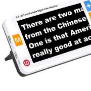 HD Video Magnifier for Visually Impaired - 5" Screen with Simplified Controls