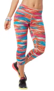 Zumba ~ Treaded Capri Leggings - Back to the Fuchsia ~ sz XL, XXL