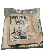 Vintage 1970s Funny Tennis Towel New