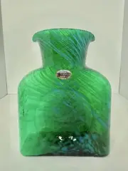 Blenko Glass Helios Earth 384 Water Bottle Stunning W/label