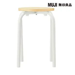 【MUJI 無印良品】鋼製可堆疊椅凳