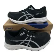 Asics Gel Contend 8 Running Shoes Men's Sz 9 4E Extra Wide Black White Sneaker