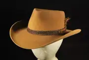 AKUBRA SNOWY RIVER MENS WESTERN COWBOY HAT SIZE 57 / NEVER WORN
