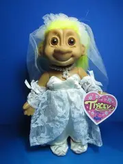 WEDDING BRIDE TRACEY - 7" Russ Troll Dolls - NEW IN ORIGINAL BAG