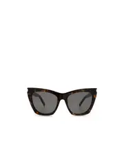 Saint Laurent Eyewear New Wave Kate Sunglasses 55,One size Gray