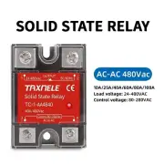 Solid State Relay Single Phase AC Control Heat Sink 80-280VAC SSR-10AA-25AA-40AA