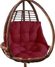 Fulenyi Egg Chair Cushion - Swing Chair Pad With Back Support - Washable Hammock Cushion for Indoor, Outdoor, Patio, Garden