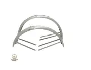 FIT FOR DKW RT100 DE LUXE 1935 & ONWARDS RAW STEEL MUDGUARD SET