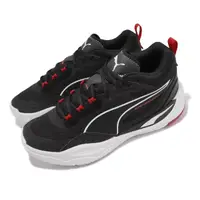 在飛比找momo購物網優惠-【PUMA】籃球鞋 Playmaker 男鞋 黑 紅 經典 