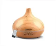 Devanti 300ml 4 in 1 Aroma Diffuser + Remote Control - Light Wood