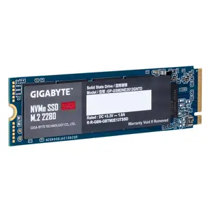 技嘉 M.2 SSD固態硬碟 256G 512G 1TB NVMe PCIe 2280 五年保 2500E