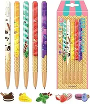 Monami 153 0.5mm 5 Colors Ballpoint Pen 5pcs Set : 153 Ice Cream