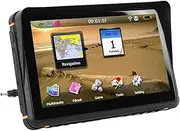 [Luocute] Motorcycle GPS Navigation, 256MB 16G 7 Inch Touch Screen Device with Voice Navigation and FM Transmitter Function, Suitable for Car Truck