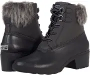 WOMEN'S SPERRY TOP-SIDER *SYREN HEEL BOOT* COLOR~BLACK SIZE 7.5 M