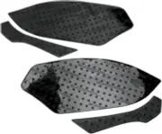 Stompgrip 55-10-0082B Motorcycle Traction Pads Volcano Black Tank Grips