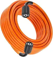 1/4 Pressure Washer Hose 8M,Power Washer Hose Kink Free High Pressure Hose M22 14MM Solid Fittings Pressur Washer Replacement Hose Light Weight Orange XD