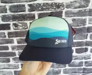 Srixon Golf Blue / Teal Snapback Hat Cap OSFM OSFA One Size Adult