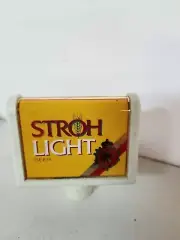 Vintage Short Mini Triangle Stroh Light 3" Beer Keg Tap Handle Marker Shift Knob