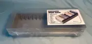 NEW IN PACKAGING PLASTIC 15 CASSETTE TAPE CASE GRAY AND CLEAR MODEL #TC-415 USA
