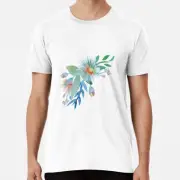 Watercolour Springtime Australian Pattern T-Shirt Made in Australia