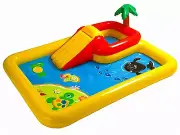 Intex Ocean Play Center Inflatable Outdoor Yard Childrens Pool w/ Water Slide