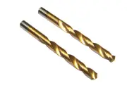 2pc 7/16" Titanium Coated Profesional Twist Drill Bit HSS For Metal