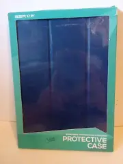 ESR Navy Blue Case for iPad 9.7 2017 Clear Back Side