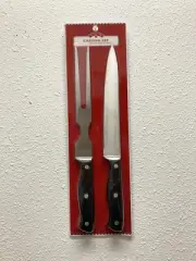 HOLIDAY TIME Stainless Steel 13” Carving Knife and Serving Fork Set