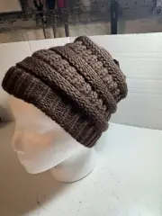 New With Tags K&B Knit Acrylic Toboggan Brown KBW-7024 KB ETHOS