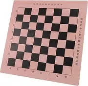 WHAMVOX Portable Wooden Checkerboard Chessboard Accessory Home Chessboard for Boys and Girls Adults