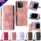 For iPhone 16e 16 15 14 13 12 11 Pro Max 8 7 Plus Flip Leather Wallet Case Cover