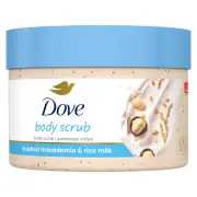 Scrub Macadamia & Rice Milk Reveals Visibly Smoother Skin Body Scrub That Nouri