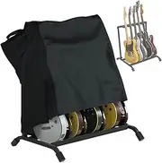 Guitar Stand Dust Cover, Guitar & Bass Stands, Hangers & Racks Dustproof Cover, Multi Guitar Dust Cover, Acoustic Guitar Stand Cover Weather-Resistant For Home, Studio, Stage, Protects From Sun, Dust