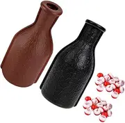 GALPADA Billiards Equipment Set Plastic Billiard Ball Dice Pool Bottle Props Shaker Bottle Party Dice for Snooker