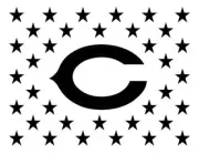 Reusable Plastic Stencil - Chicago Bears Flag with Stars for Crafts & Decor