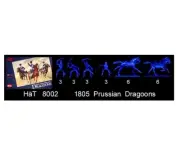 HaT Industries Napoleonic Wars 8002 "1805" Prussian Dragoons 1/72 toy soldiers
