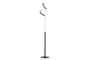 Allison LED Elegant Modern Spiral Floor Lamp Light - Black