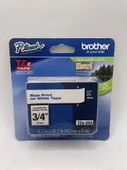 Brother TZE231 Black Print on White Laminated Tape for P-touch Label Maker New!