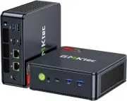 GMKtec M6 Gaming PC Mini AMD Ryzen 5 6600H(Max 4.5GHz) Dual NIC LAN 2.5G DDR5 Du