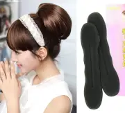 2 PCS LARGE - Magic Foam Sponge Hair Styling Donut Bun Maker