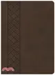 Holy Bible ─ Christian Standard Bible, Brown Leathertouch, Ultrathin Reference, Value Edition