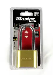 Master Lock Set Your Own Combination Loc, 2-1/4 Inch Shackle 2 Inch 175DLH NEW