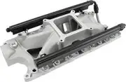 Aeroflow Sbf EFI Air Gap Intake Manifolsingle Plane Windsor Natural Ford 302- AF6090-2000