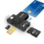 For Windows 7 8 10 Linux OS, USB SIM Smart Card Reader, for Bank Card IC / ID EM