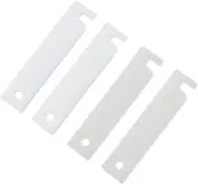Clothes Dryer Teflon and Nylon Drum Bearing Slide Replacement 4PCS WE3M52