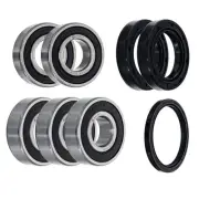 NICHE Wheel Bearing Seal Kit Single Row Deep Groove 6204-2RS 6004-2RS