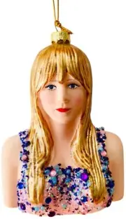 Taylor Ornament By Cody Foster Sequin Dress 4.5” High